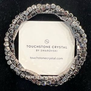 NWOT Touchstone Crystal by Swarovski Stretch Bangle